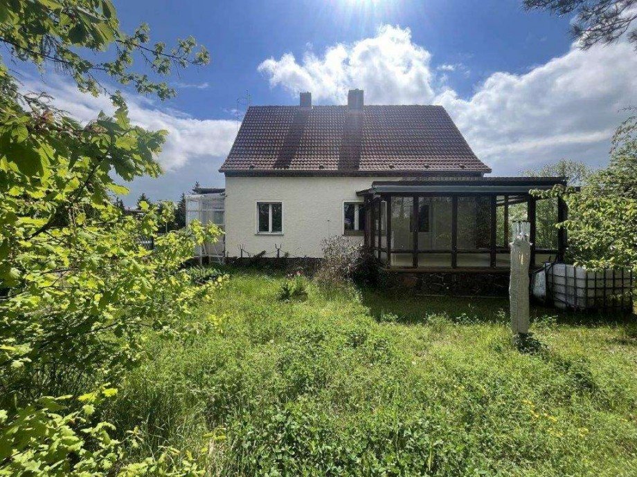 Ansicht vom Garten Einfamilienhaus Senftenberg OT Sedlitz