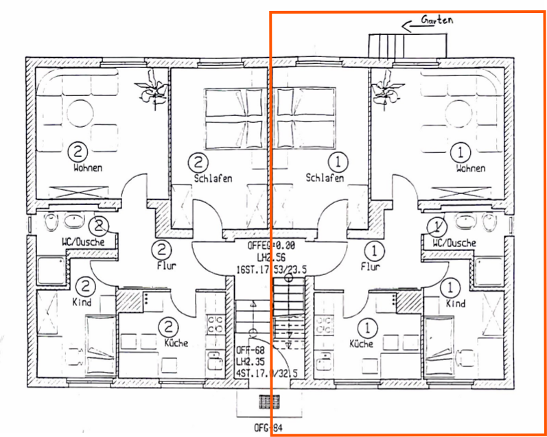 Grundriss Erdgeschosswohnung K�nigs Wusterhausen