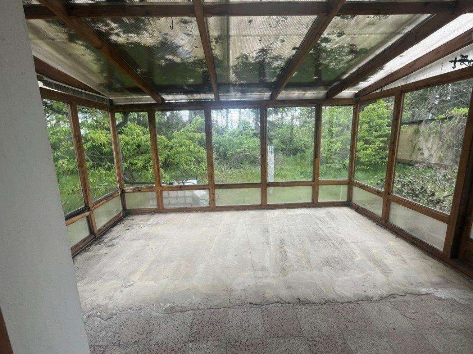 Wintergarten mit Blick in den Garten Einfamilienhaus Senftenberg OT Sedlitz