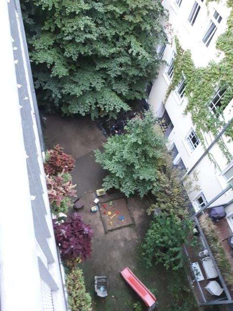 Blick nach unten Maisonettewohnung Berlin