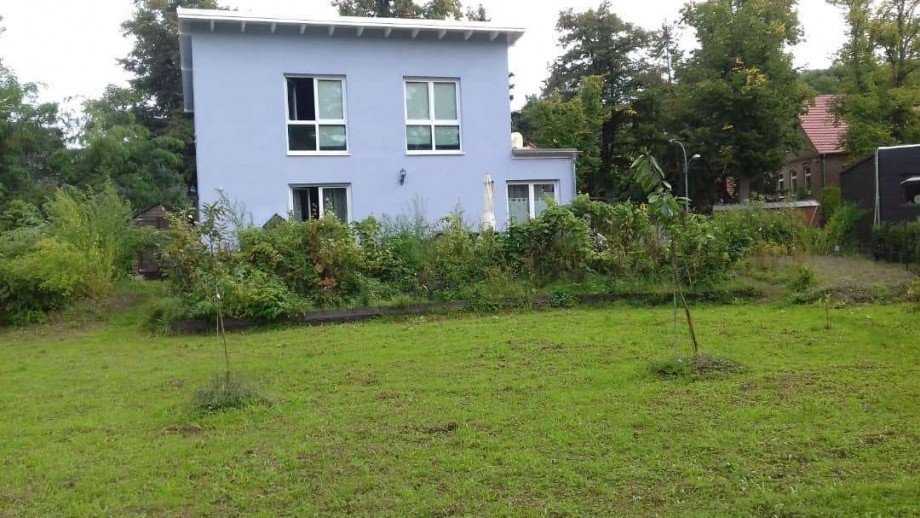 vom Garten aus Einfamilienhaus Schwerin