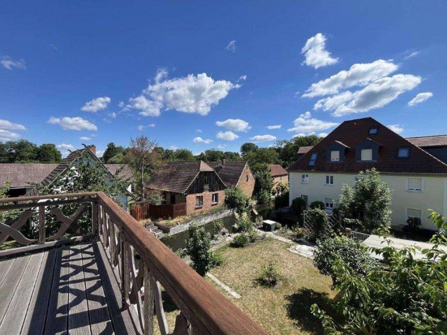 Blick von der Dachterasse Zweifamilienhaus L�bbenau/Spreewald